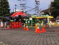 Stone City Rider (SCR) Kids Pushbike Fun Race 2023, di gelar meriah di halaman parkir Balai Kota Among Tani Kota Batu.