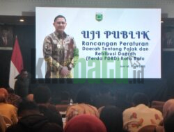 Uji Publik Rencana Peraturan Daerah Tentang Pajak dan Restribusi Daerah ( Perda PDRD ) KOTA Batu