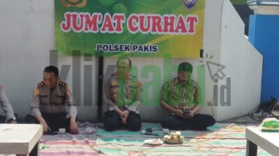 Serap Aspirasi, Polsek Pakis Gelar Jumat Curhat Bersama Pemdes Sukoanyar