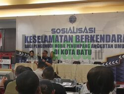 Dishub Kota Batu Gelar Sosialisasi Keselamatan Berkendara Bagi Pengemudi Mobil Penumpang Angkutan Umum