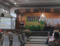 Dishub Kota Batu Gelar Sosialisasi Angkutan Gratis Bagi Siswa Kota Batu Tahun 2023